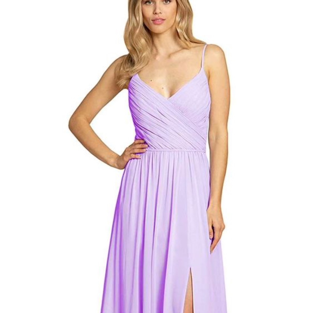 NWT Lilac/lavender Womens Chiffon Bridesmaid Dress
